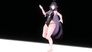 Elf VTuber Anime porn MMD - Rabbit Crevice Unclothe Dance