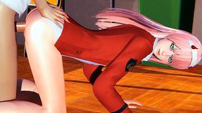 Darling In The Franxx Zero Two 3d Anal Fuck In School