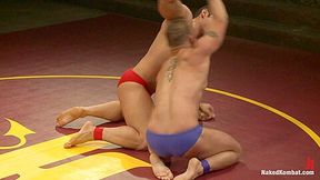 NakedKombat Marcus Titan Ruhl vs Jeremy Stonewall Stevens Muscled Oil Match