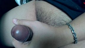 A close-up view of Chindo's cock as he masturbates until he cums part 1