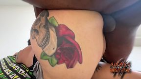 she saids her asshole hurts so sem anal