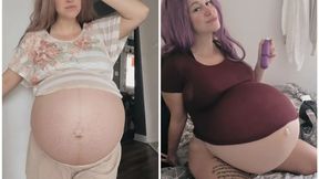 Fast pregnancy part2 play with my vibrator