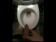 Teen jerks his cock while wearing cute underwear