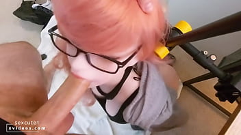 fuck sex doll with glasses