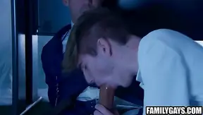 Stepdad Tempts Stepson After Hours – Steamy Office Affair – GayPornHub 18+