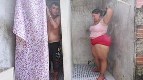 UNEXPECTED FUCK WITH A LOT OF MILK ON THE TITS AMI HORNY NEIGHBOR