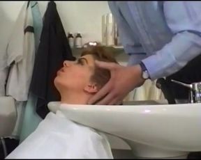 German Hairdresser Pounded in Her Tight Asshole