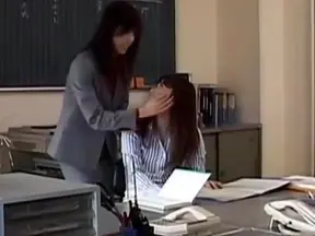 Legendary Japanese Teacher Riko Tachibana's Steamy Lesbian Spanking Delight