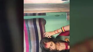 Desi Big Boobs Wife Sucking with Big Cock