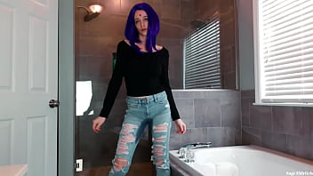 Raven Wetting Blue Jeans &amp_ Panties Sage Eldritch