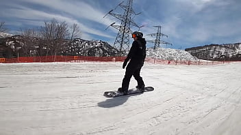 Enjoyed snowboarding