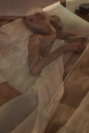 Stepmom goes lez - Skinny black cutie sucks young blonde MILF