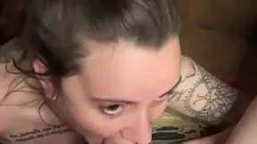 Smoking and sucking my hubby's dick like a good wifey