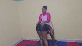 Piledriver Challenge Between two Big Butt Girls