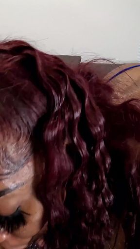 Lil Haitian Babe Gets Her Holes Stretched