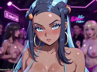 Shemale hentai Nessa in the club