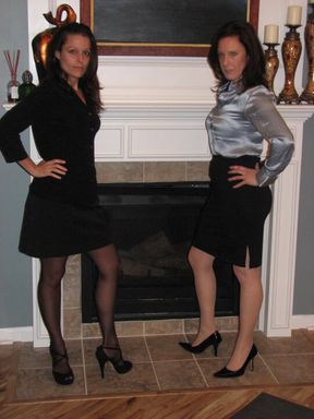 Quinn Vs Lady V - Mom's in Office Attire