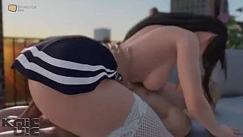 Tifa Lockhart Squirting After Riding Cock so Hard