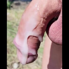 johnholmesjunior dripping huge cumload on nude beach in slow motion