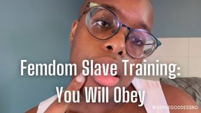 Femdom Slave Training: You Will Obey - Royal Ro eye contact pov