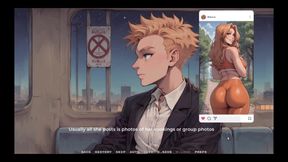 My New Girlfriend Taboo Hentai Game Ep.15 Sexting My GF While Stepsis Twerk on My Hard Cock!