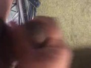Post travel cumshot