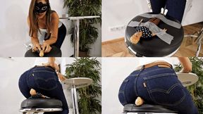 Dream or nightmare - under his mistress' ass! (small version)