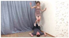 Slender colleen jumps on the adult man and he enjoys it, vf1571h 720p