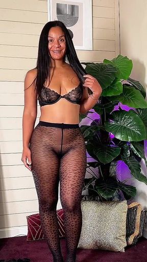 Transparent Pantyhose Try Ono