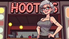 Hooters Cartoon Art