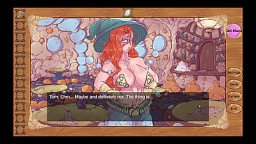 Magic Dorm 2 [ Psychedelic HENTAI game ] Ep.2 elf love a huge facial !