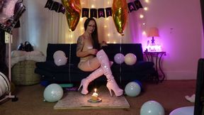 Birthday Ass Sits on a Cupcake