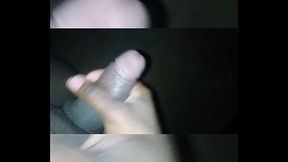 Straight handsome friend flex shows off his dick  and cum  to gay friend while his girlfriend is away