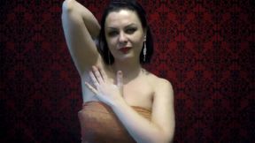 Dirty talking brunette milf in JOI action