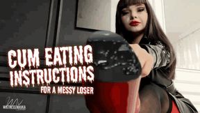 Today I will give you cum eating instructions - CEI POV - [720p]