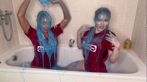 Mila & Jamie's Football Gunging