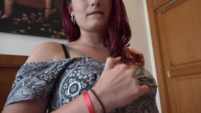 Redhead Slut with a Fat Ass Fucking in POV
