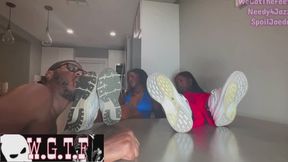 OUR LITTLE FOOTBOY VOL 10 FV (Ebony Bratty Gym Trainers, Stinky Socks and Sweaty Foot Worship)