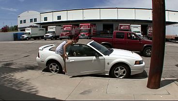 The tattooed and pierced, brunette biker chic Emily Parker, invited one of her friends...