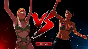Judith Fights Dela Bare in Heated 3D Hentai Clash