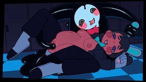 Slime Fucking The Pussy Of This Hot Slut Dressed As A Bunny