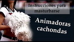 Una animadora hot te dice como masturbarte. JOI en espa&ntilde_ol.