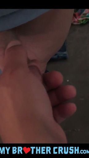 Hot Jock Stepbrother Teaching Cute Twink Stepbrother Biology   Clip 1