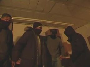 Local whore gets pounded by thugs