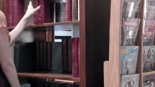 Library Sex Siren - Pawg Tranny Gets Creampied By Older Man