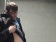Heather Kane Gives a Lost College Nerd a Quick Tug & Suck