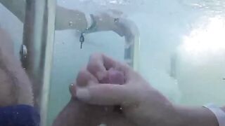 Robert Avsec Fucks Moi Saverio In Public Pool - POV Creampie