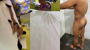 Mi coach del gym se deja hacer sesión de fotos desnudo a cambio de dinero