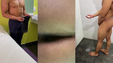 Mi coach del gym se deja hacer sesión de fotos desnudo a cambio de dinero