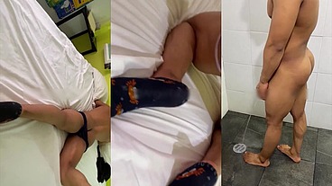 Mi coach del gym se deja hacer sesión de fotos desnudo a cambio de dinero